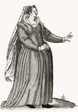 Engraving of Isabella - 1577