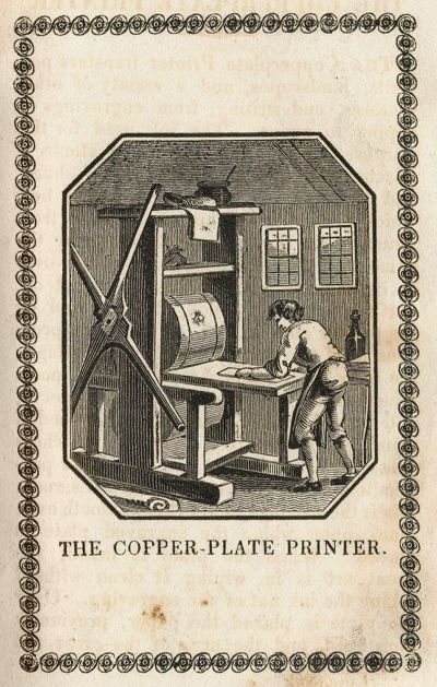 Unknown Artist: image from The book of trades - Copper Printing