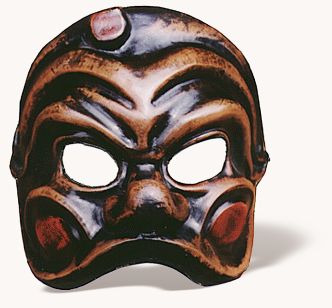Harlequin dark mask